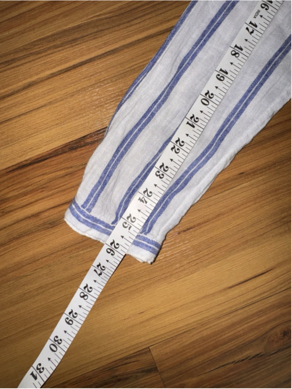 Rails Jasmine Stripe Smoked Waist Mini Dress Blue White Coastal Boho Resort XS - Picture 11 of 11